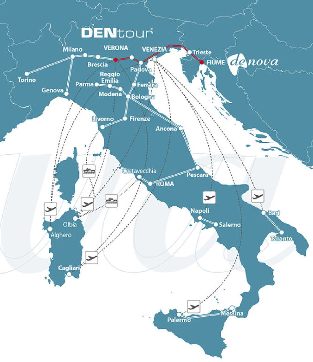 Mappa Dentour